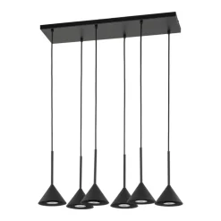 Lampa wisząca CONO MINI czarna 6xGU10