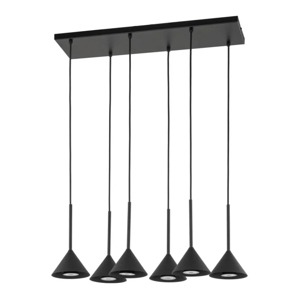 Lampa wisząca CONO MINI czarna 6xGU10