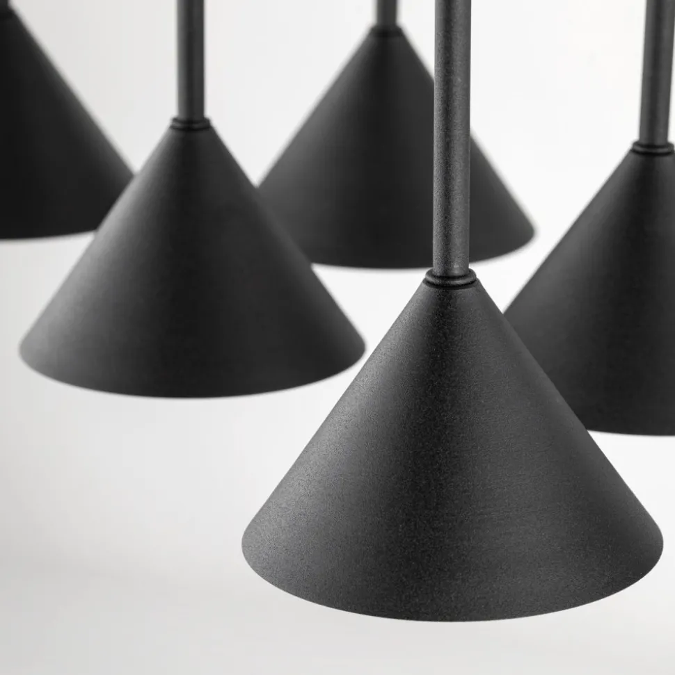 Lampa wisząca CONO MINI czarna 6xGU10