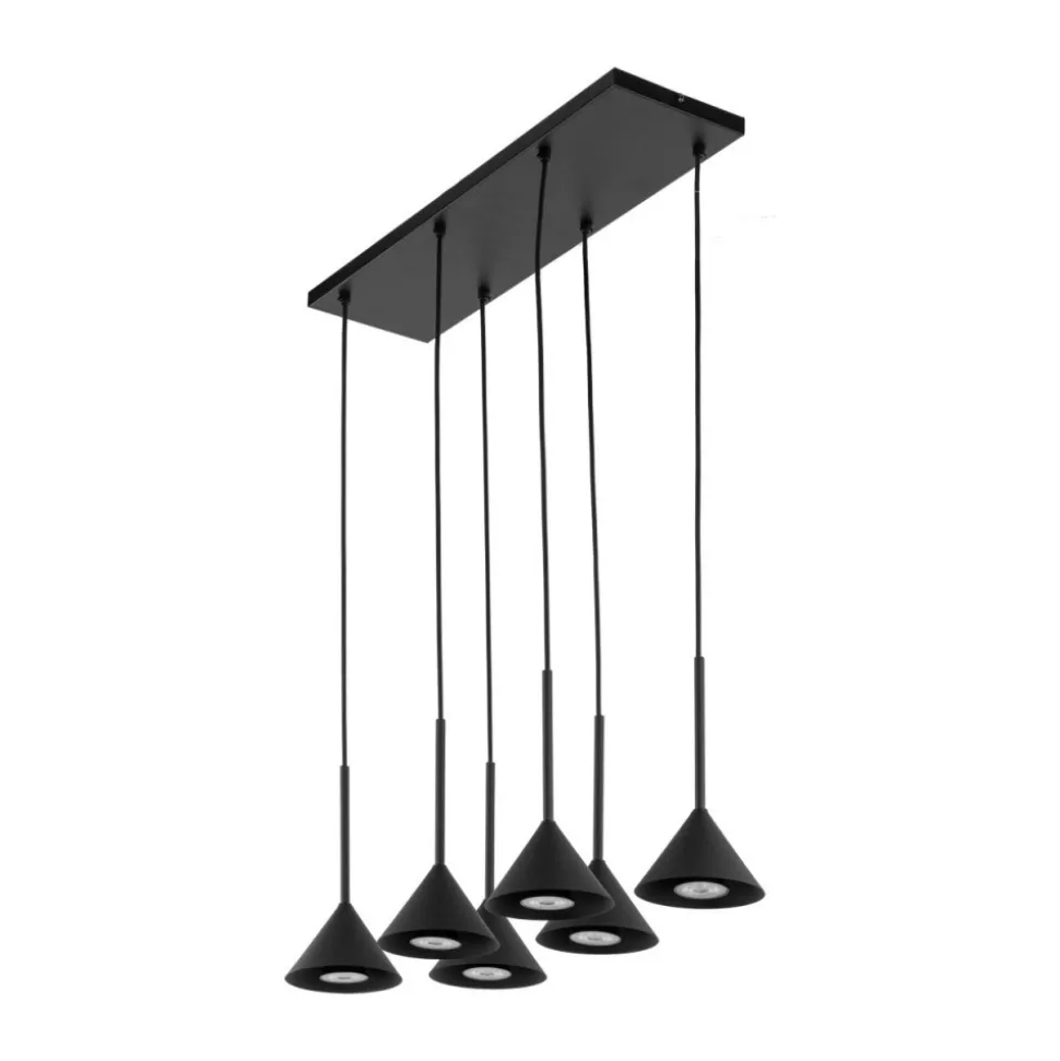 Lampa wisząca CONO MINI czarna 6xGU10