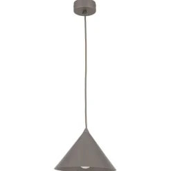 Lampa wisząca CONO S NEW brązowa 1xE27