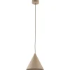 Lampa wisząca CONO sabia beżowa 1xE27
