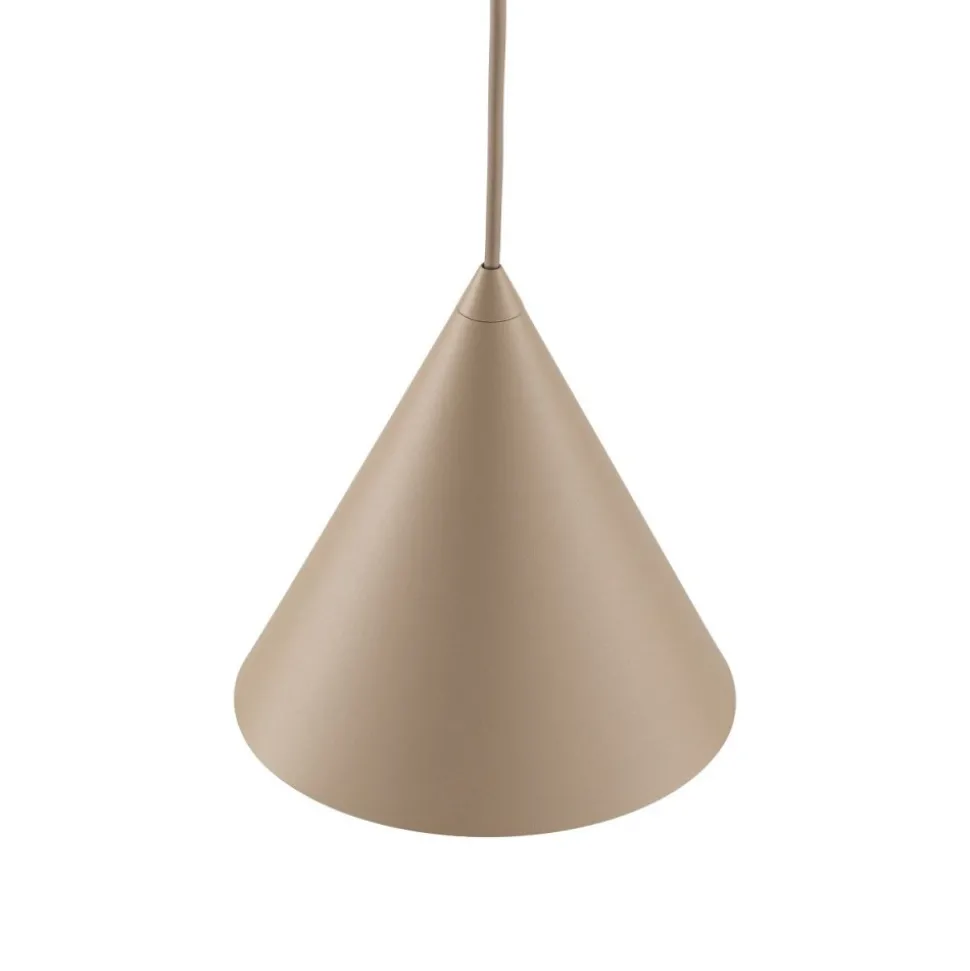 Lampa wisząca CONO sabia beżowa 1xE27