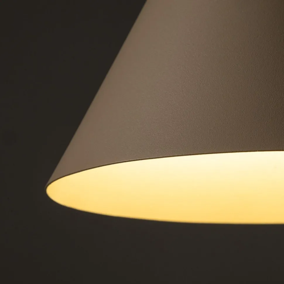 Lampa wisząca CONO sabia beżowa 1xE27