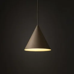 Lampa wisząca CONO sabia beżowa 1xE27
