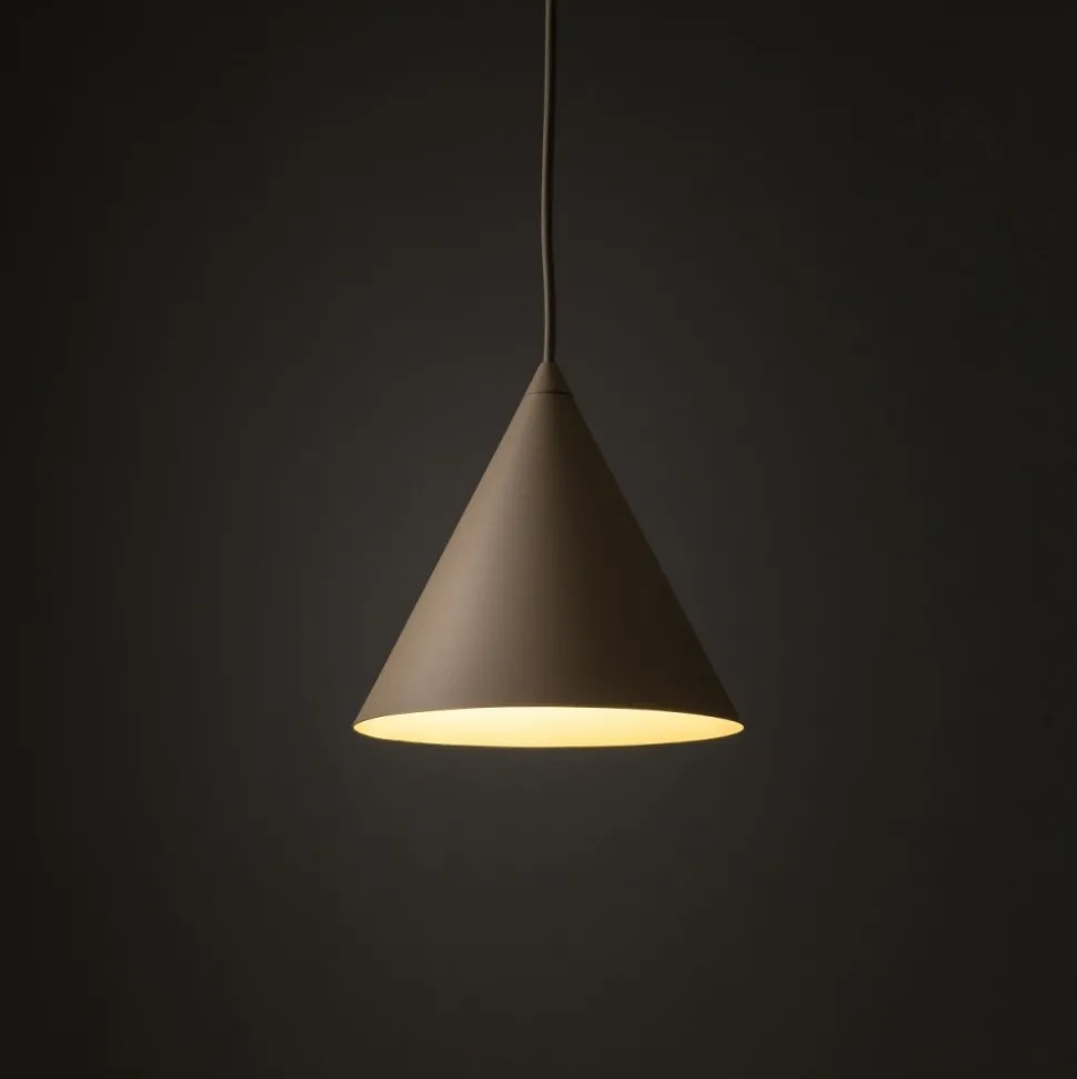 Lampa wisząca CONO sabia beżowa 1xE27