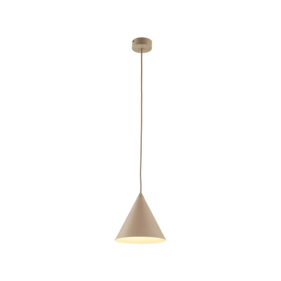 Lampa wisząca CONO sabia beżowa 1xE27