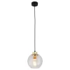 Lampa wisząca DEVI transparentna 1xE27 18 cm