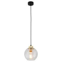 Lampa wisząca DEVI transparentna 1xE27 18 cm