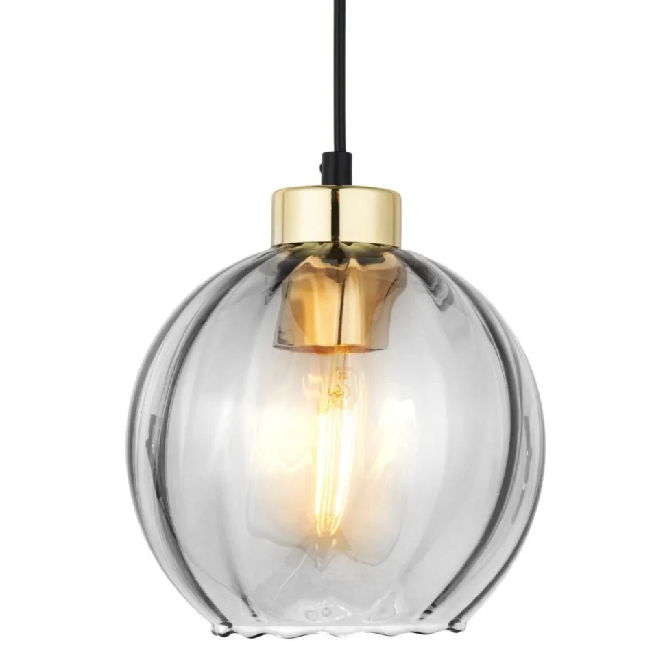 Lampa wisząca DEVI transparentna 1xE27 18 cm