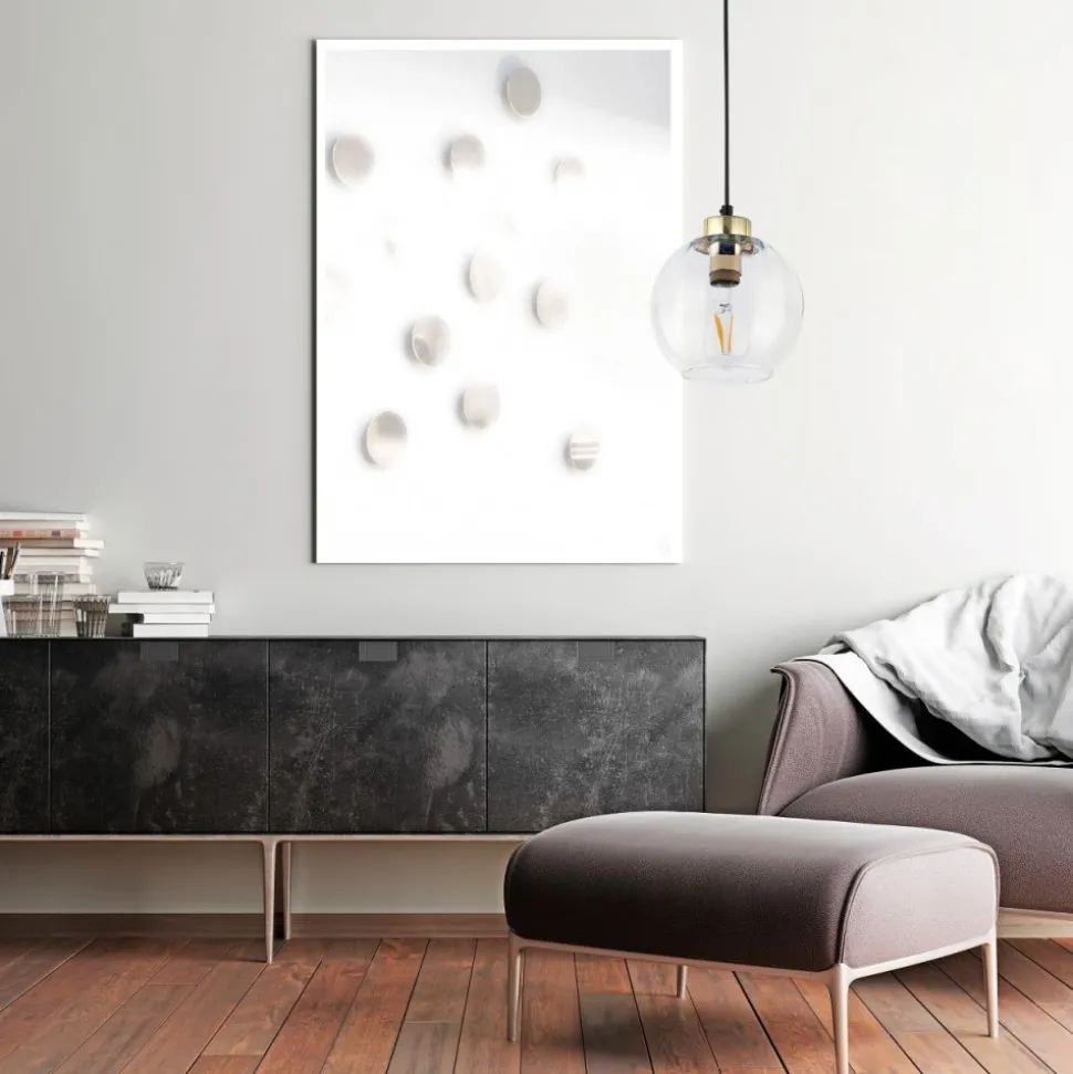 Lampa wisząca DEVI transparentna 1xE27 18 cm
