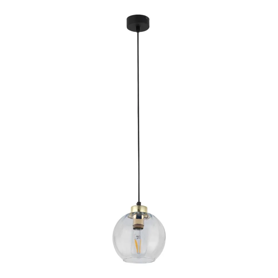 Lampa wisząca DEVI transparentna 1xE27 18 cm