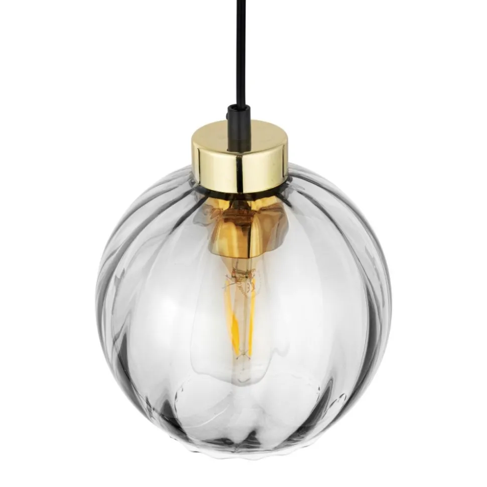 Lampa wisząca DEVI transparentna 1xE27 18 cm