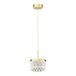 Lampa wisząca ELEGANCE Złota 9W LED 4000K 15cm