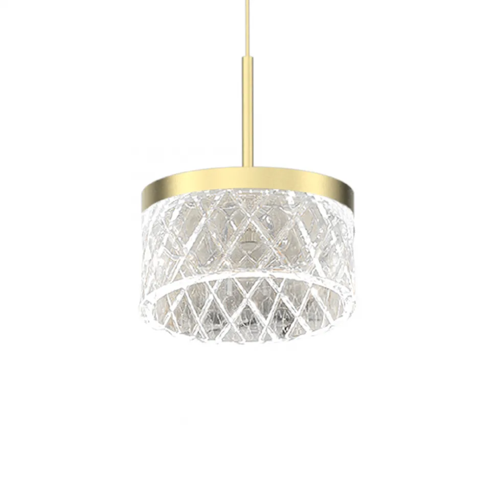 Lampa wisząca ELEGANCE Złota 9W LED 4000K 15cm