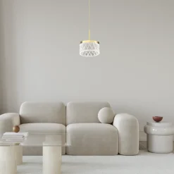 Lampa wisząca ELEGANCE Złota 9W LED 4000K 15cm