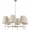 Lampa wisząca ELIZABETH sabia beżowa 6xE27
