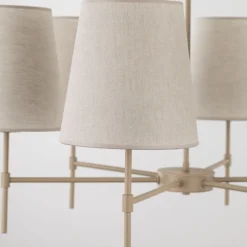 Lampa wisząca ELIZABETH sabia beżowa 6xE27