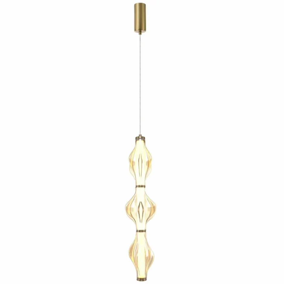 Lampa wisząca ELVA mosiądz 1xLED 22W 3000K