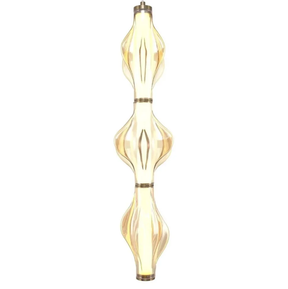 Lampa wisząca ELVA mosiądz 1xLED 22W 3000K