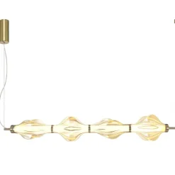 Lampa wisząca ELVA mosiądz 1xLED 30W 3000K