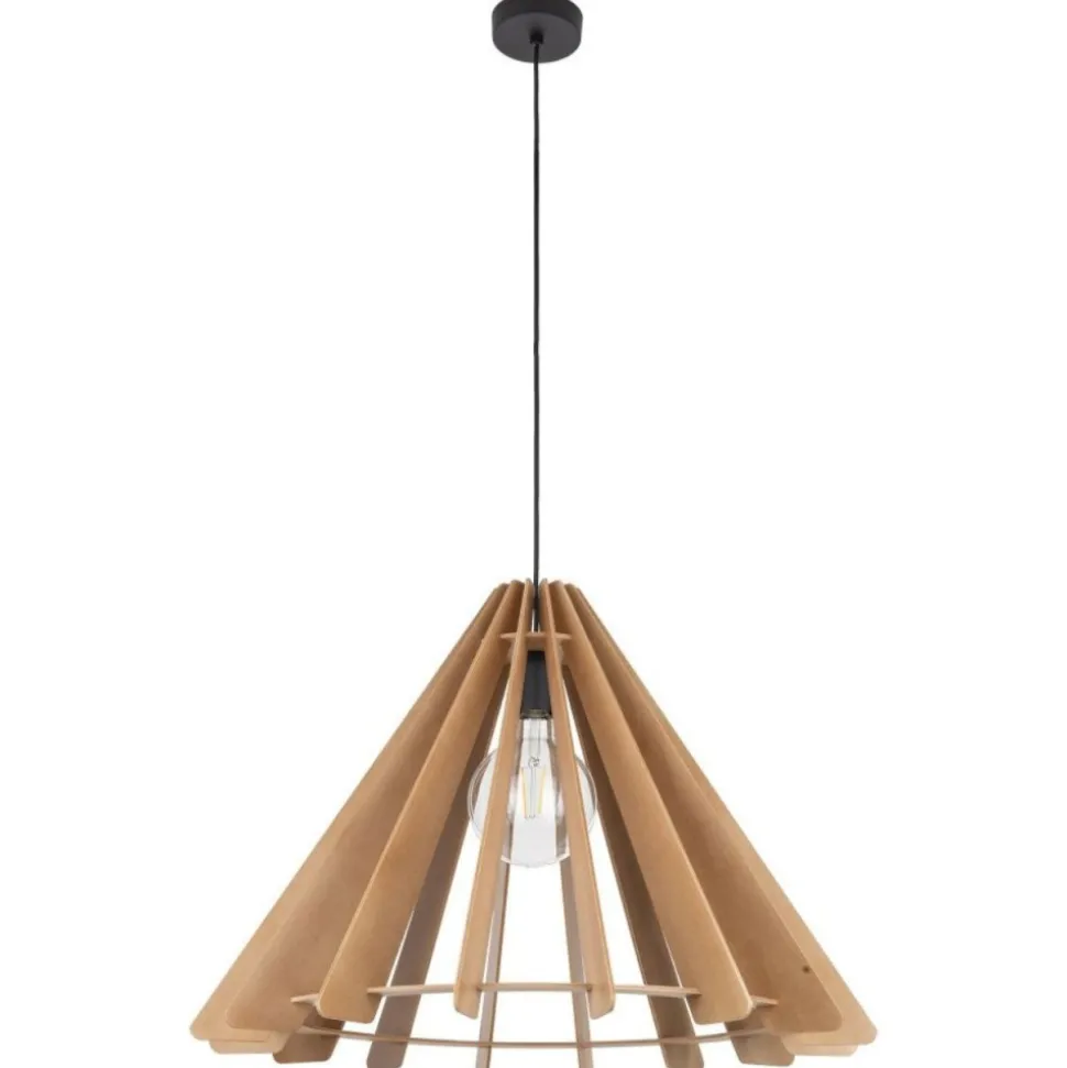 Lampa wisząca ERIS WOOD L 1xE27