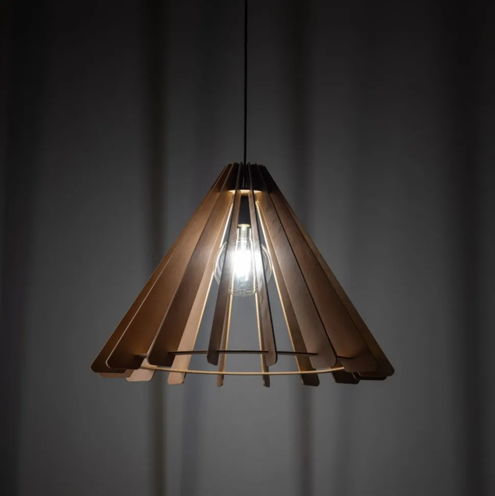 Lampa wisząca ERIS WOOD L 1xE27