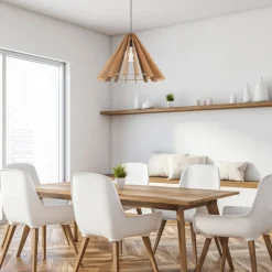 Lampa wisząca ERIS WOOD L 1xE27