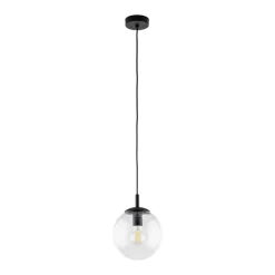 Lampa Wisząca ESME Transparentny Szklany Klosz 1xE27 30 cm
