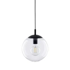 Lampa Wisząca ESME Transparentny Szklany Klosz 1xE27 25 cm