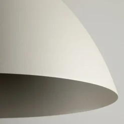 Lampa Wisząca FARO Beżowy Metalowy Klosz 1xE27 50cm