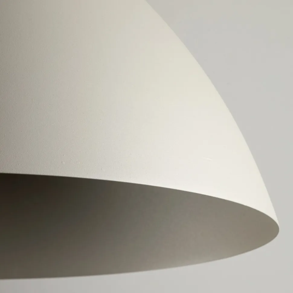 Lampa Wisząca FARO Beżowy Metalowy Klosz 1xE27 50cm