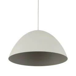 Lampa Wisząca FARO Beżowy Metalowy Klosz 1xE27 50cm