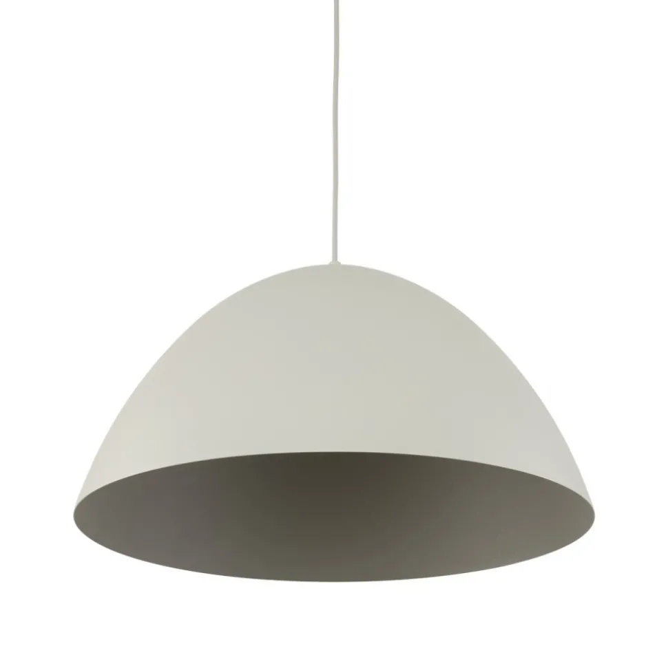 Lampa Wisząca FARO Beżowy Metalowy Klosz 1xE27 50cm