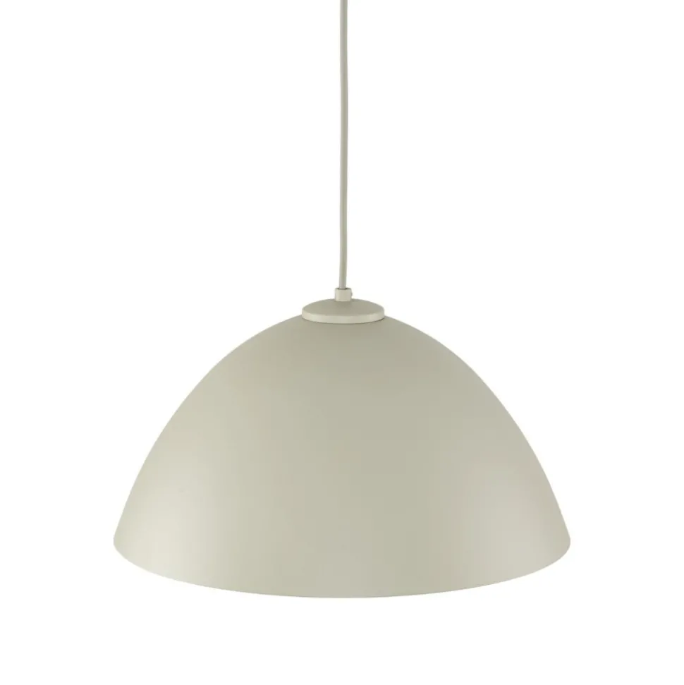 Lampa Wisząca FARO Beżowy Metalowy Klosz 1xE27 34cm
