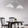 Lampa Wisząca FARO Biały Metalowe Klosze 2xE27