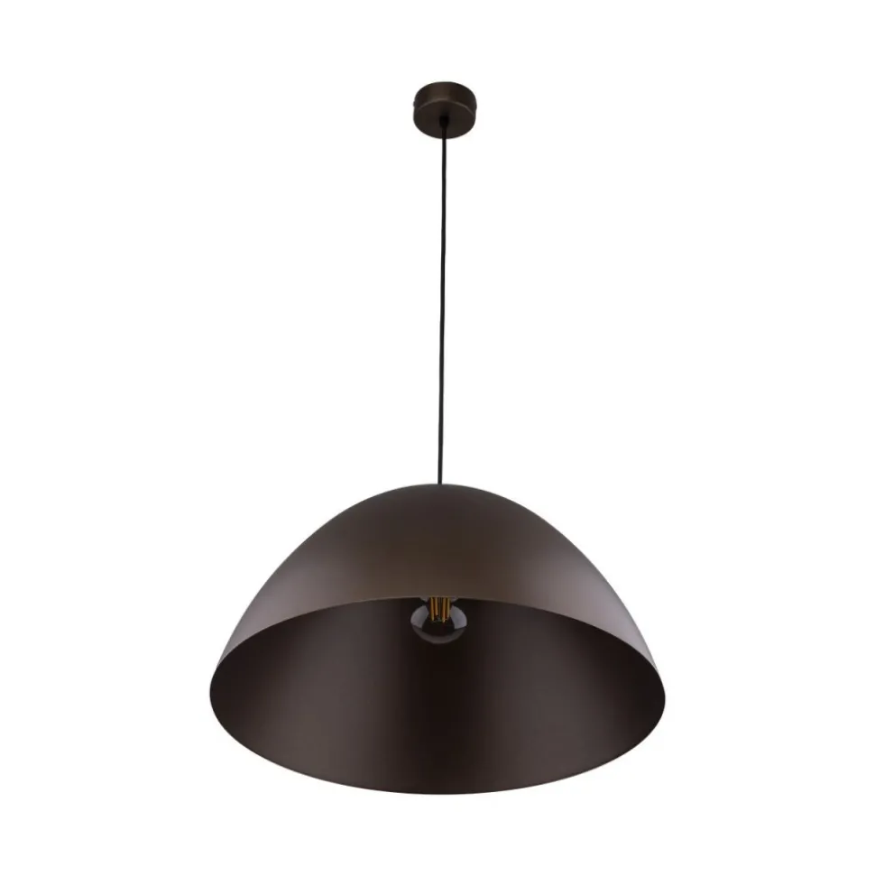 Lampa wisząca FARO brązowa 1xE27 50 cm