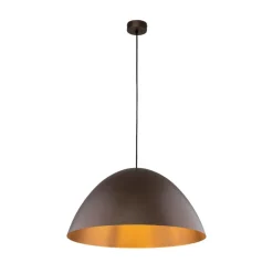 Lampa wisząca FARO brązowa 1xE27 50 cm