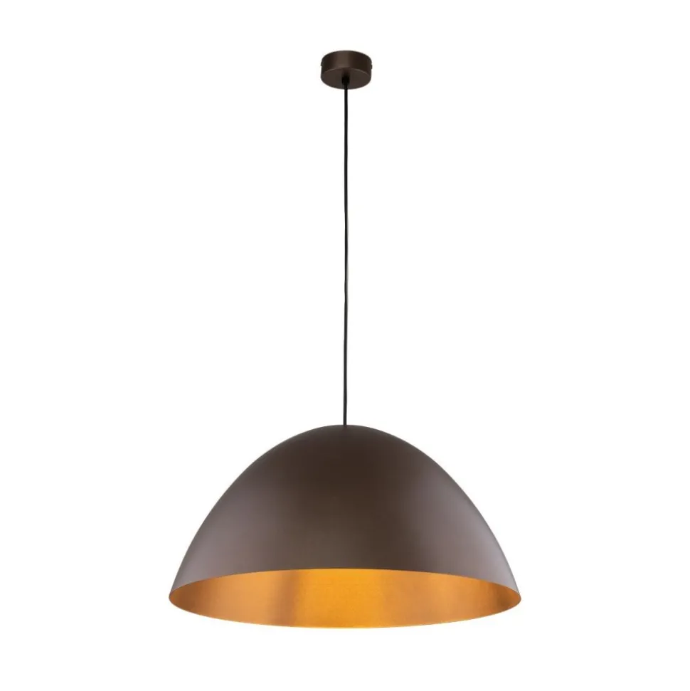 Lampa wisząca FARO brązowa 1xE27 50 cm