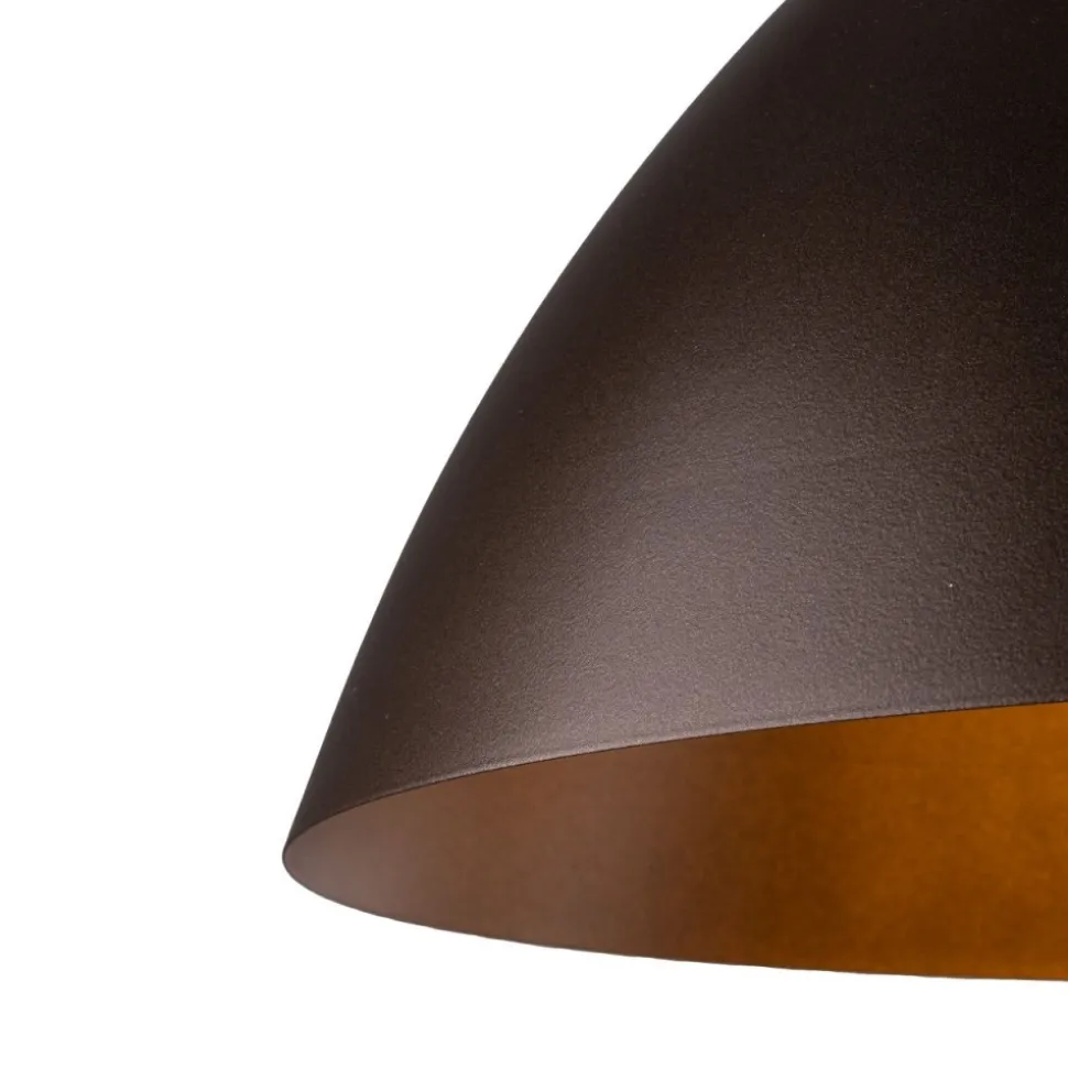 Lampa wisząca FARO brązowa 1xE27 50 cm