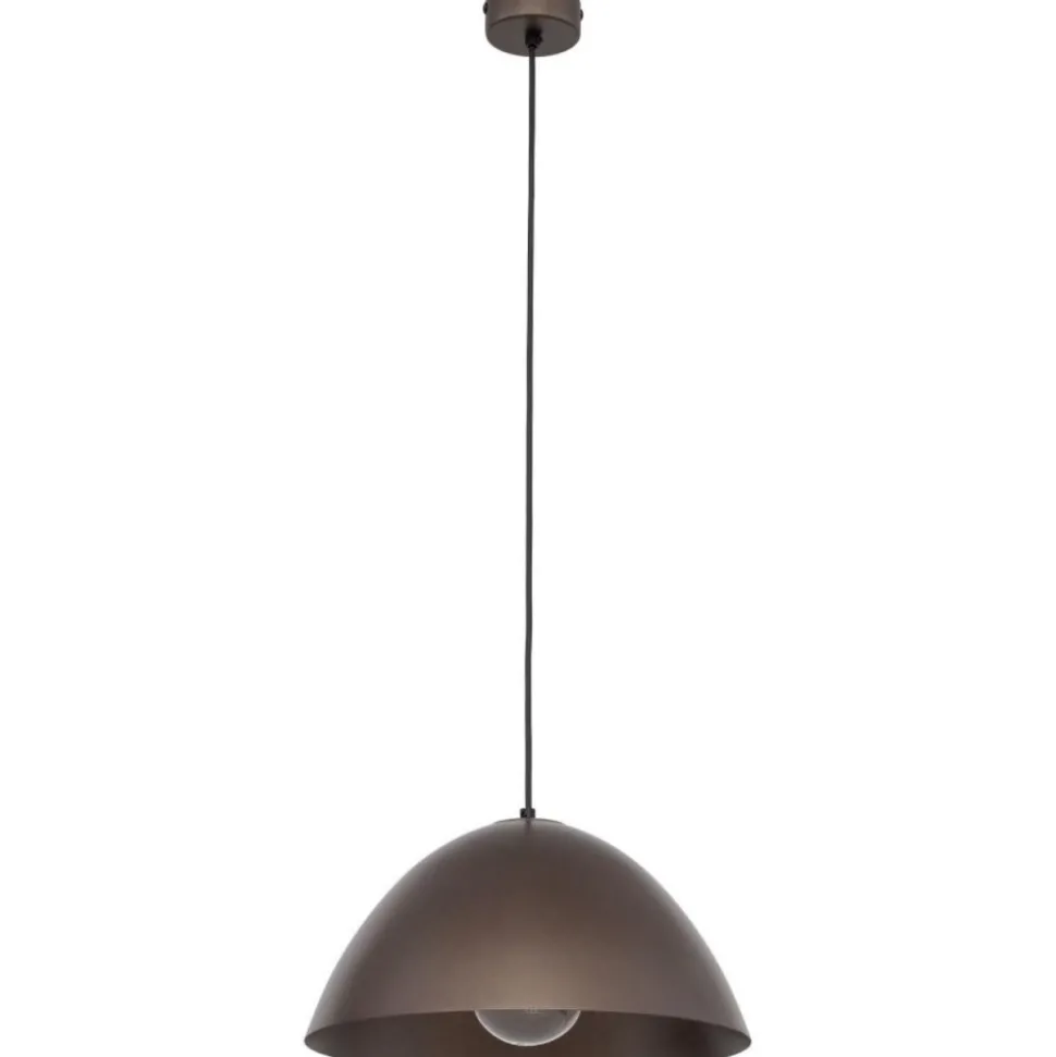 Lampa wisząca FARO brązowa 1xE27 34 cm