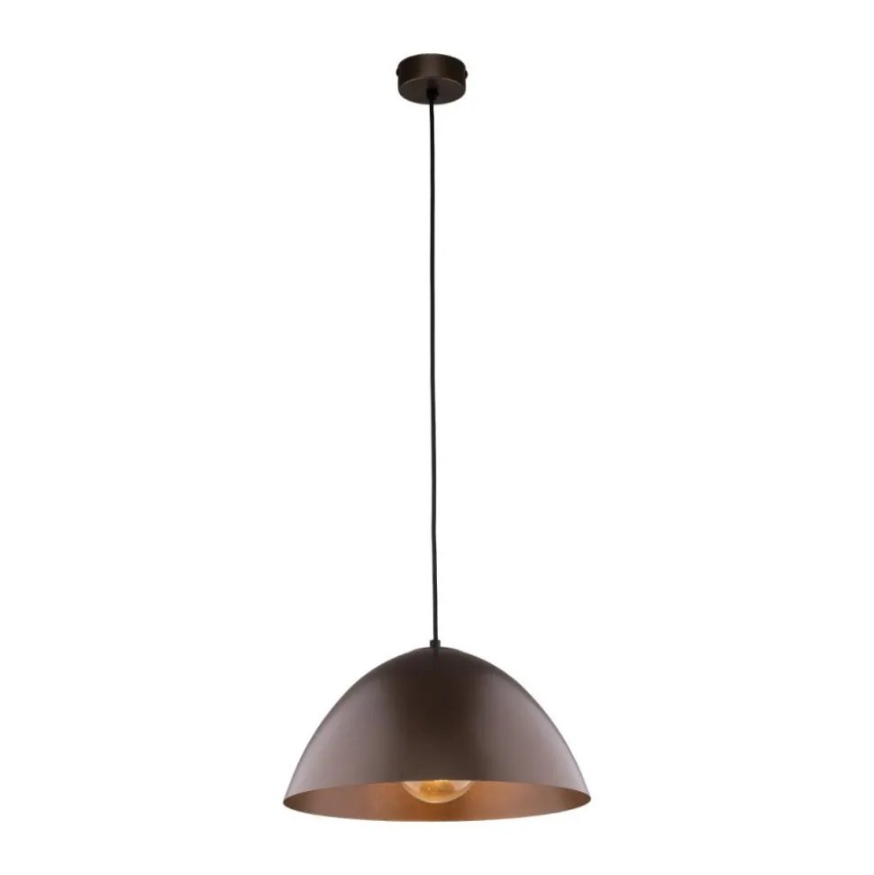 Lampa wisząca FARO brązowa 1xE27 34 cm