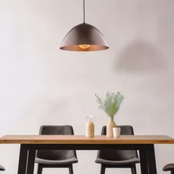Lampa wisząca FARO brązowa 1xE27 34 cm