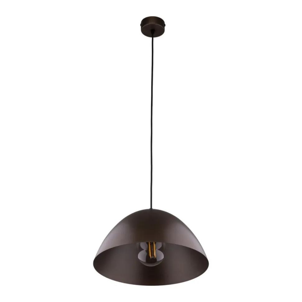 Lampa wisząca FARO brązowa 1xE27 34 cm