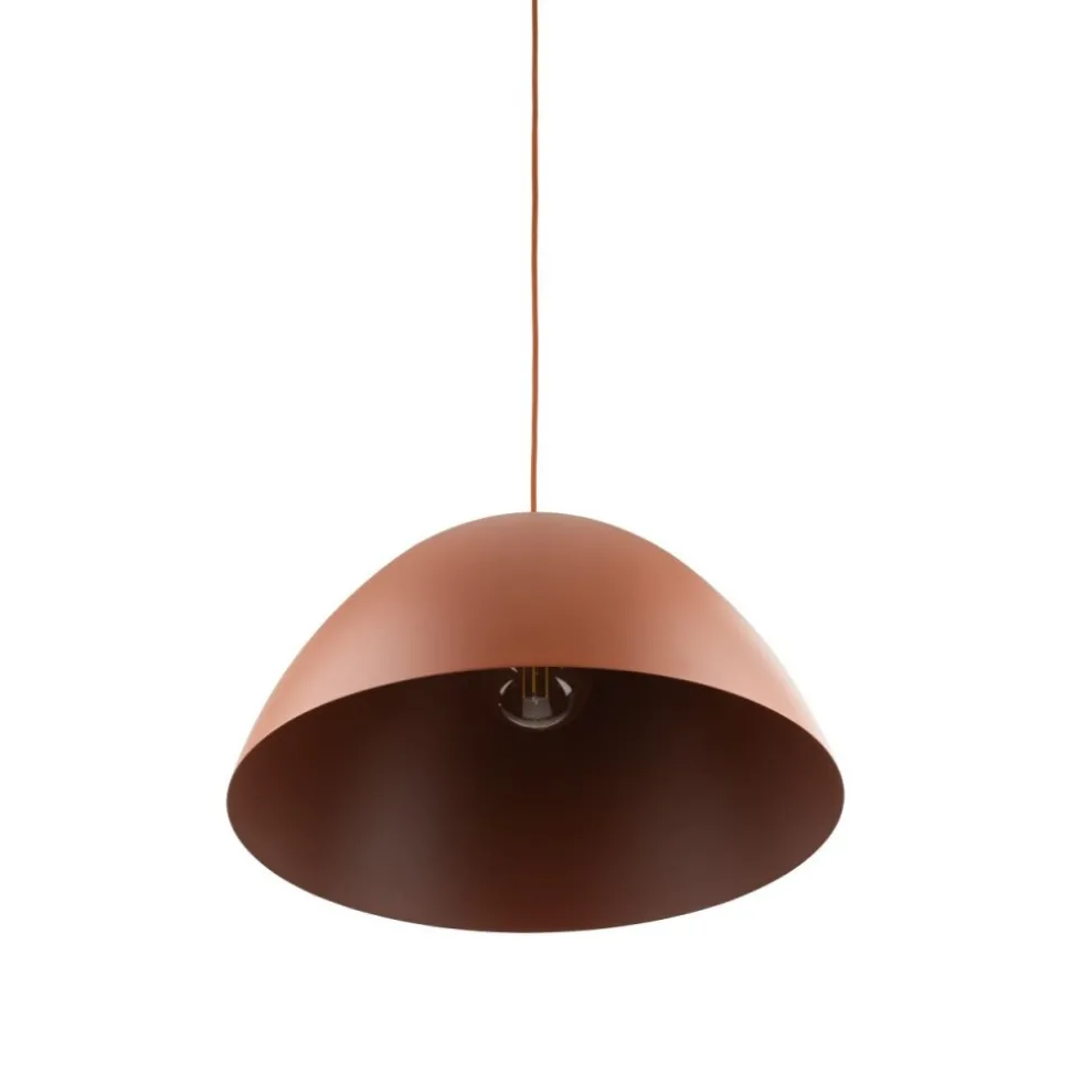 Lampa wisząca FARO ceglasta 1xE27 50 cm