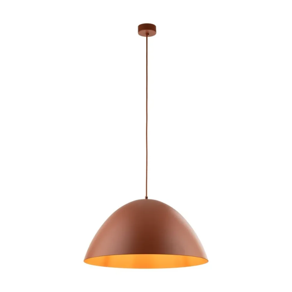 Lampa wisząca FARO ceglasta 1xE27 50 cm
