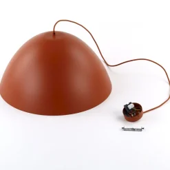 Lampa wisząca FARO ceglasta 1xE27 50 cm