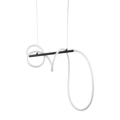 Lampa wisząca FLEXI czarna 1xLED 36W 4000K