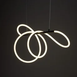 Lampa wisząca FLEXI czarna 1xLED 36W 4000K
