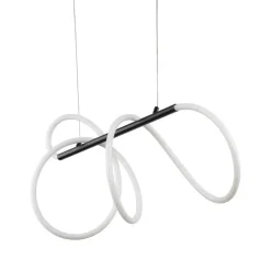 Lampa wisząca FLEXI czarna 1xLED 36W 4000K